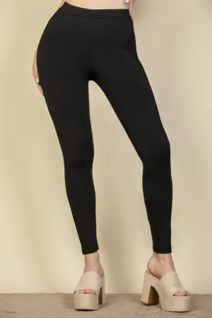 Versatile Solid High Waist Leggings