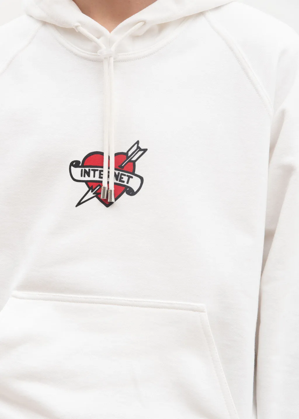 White Internet Hoodie