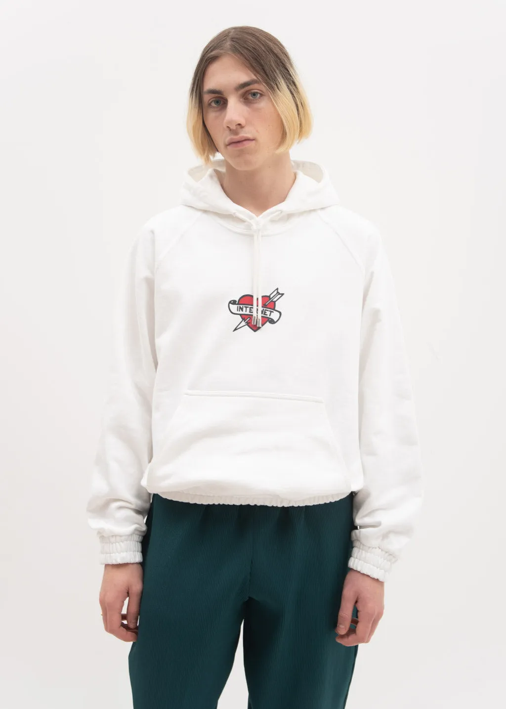 White Internet Hoodie