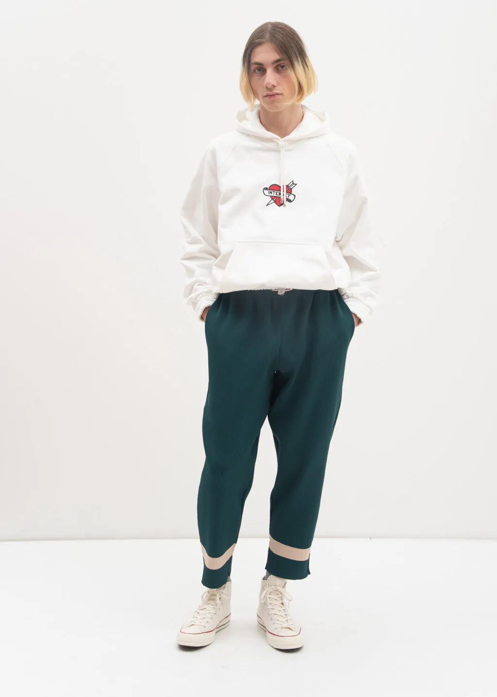 White Internet Hoodie
