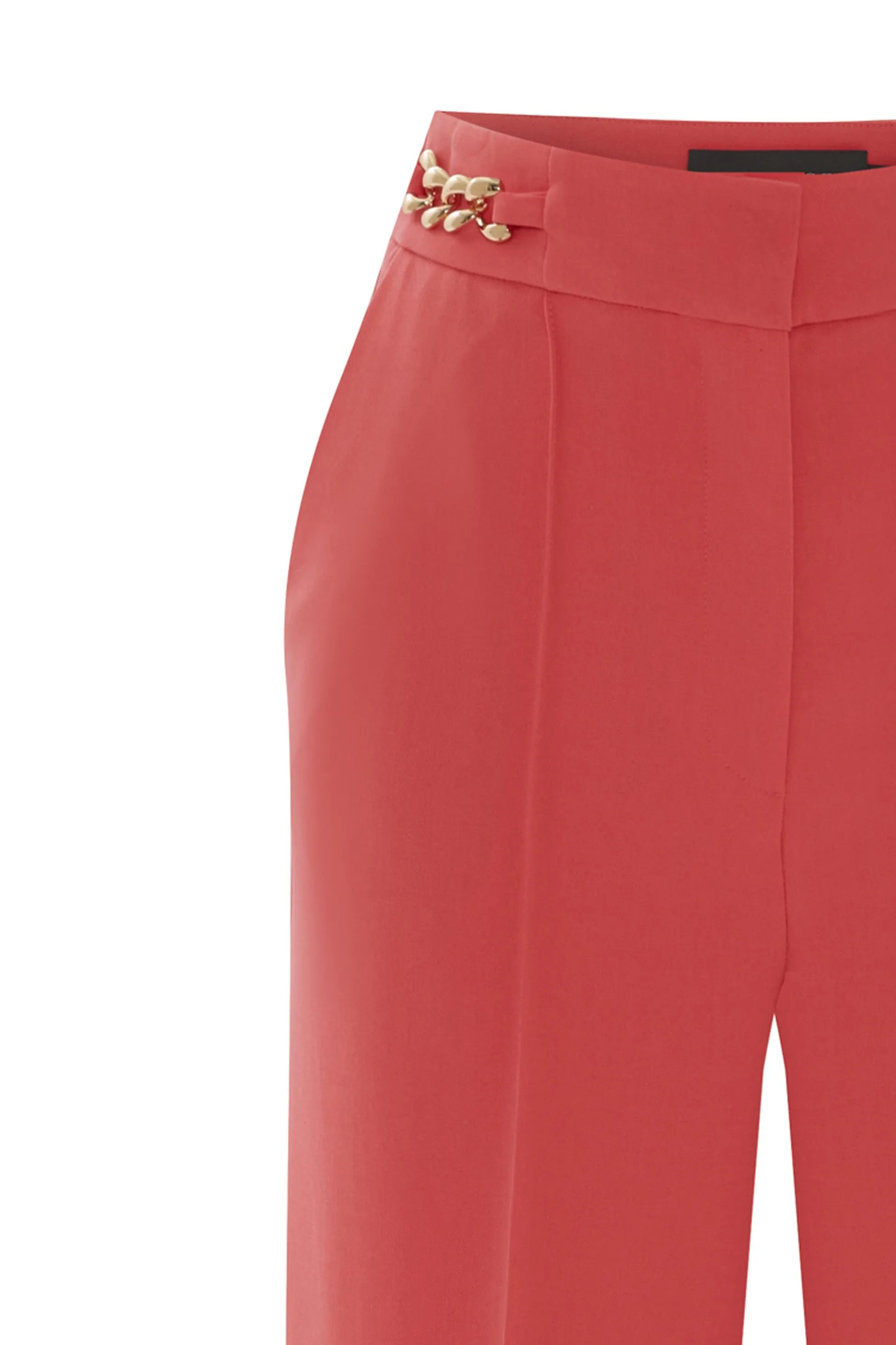Wide Leg Pants with Chain Detail
