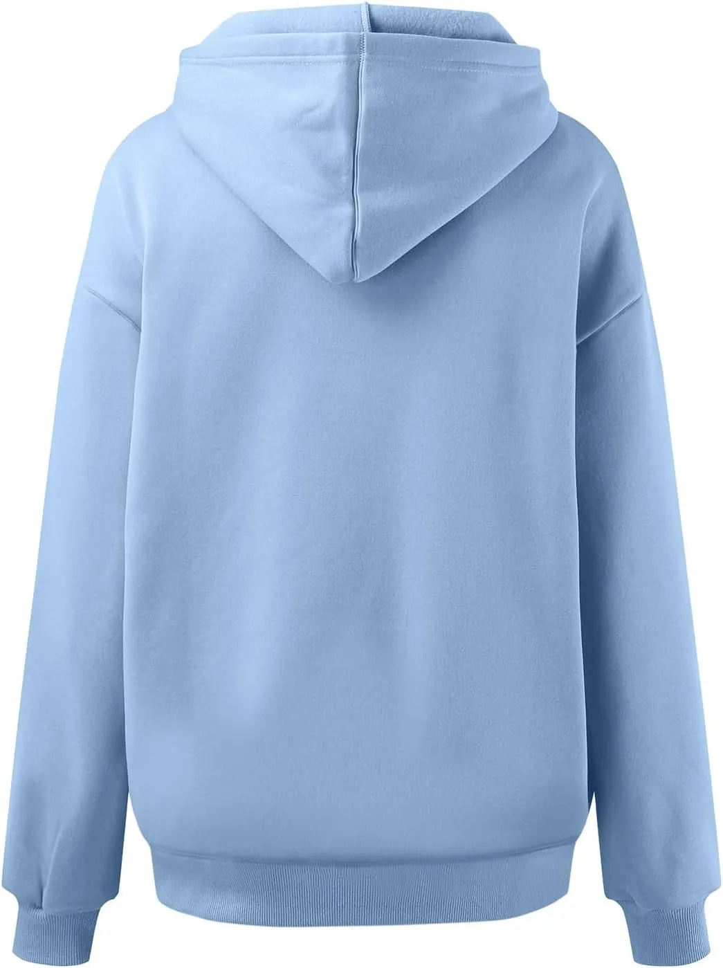 Women Hoodies Sweatshirts Trendy Oversized Hooded Sweater Solid Raglan Sleeve Pockets Pullover Loose Y2K Workout Tops