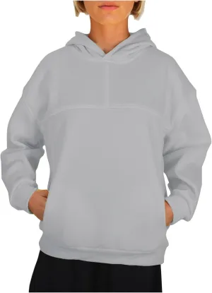 Women's 2024 Casual Hooded Sweatshirts Long Sleeve Solid Oversized Hoodies Loose Cozy Basic Fall Winter Pullover Tops