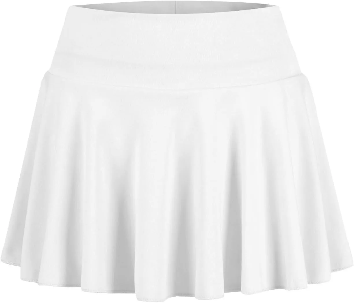 Women's Tennis Skirt Summer High Waist Tiered Mini Skort Built-in Shorts