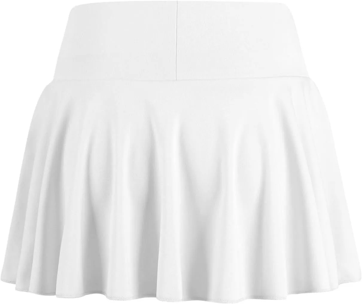 Women's Tennis Skirt Summer High Waist Tiered Mini Skort Built-in Shorts
